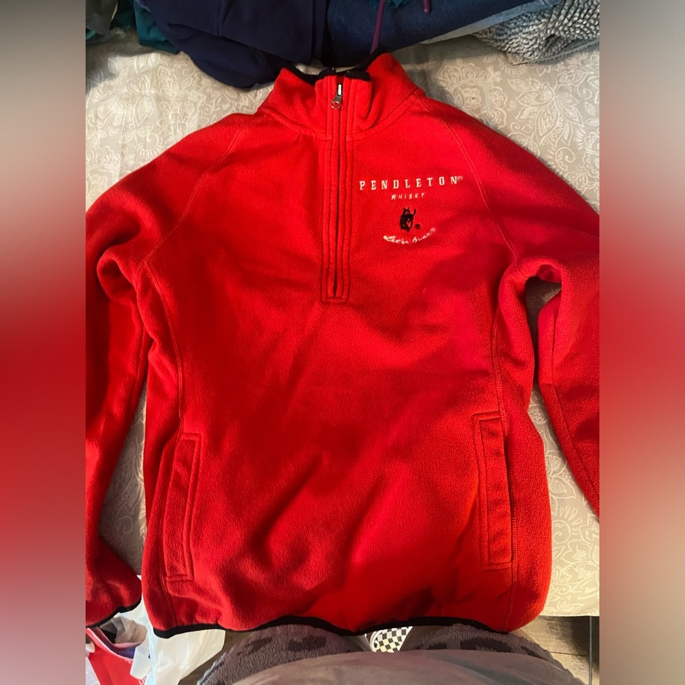 Perfect Condition Red Pullover Pendleton Sweatshi… - image 1